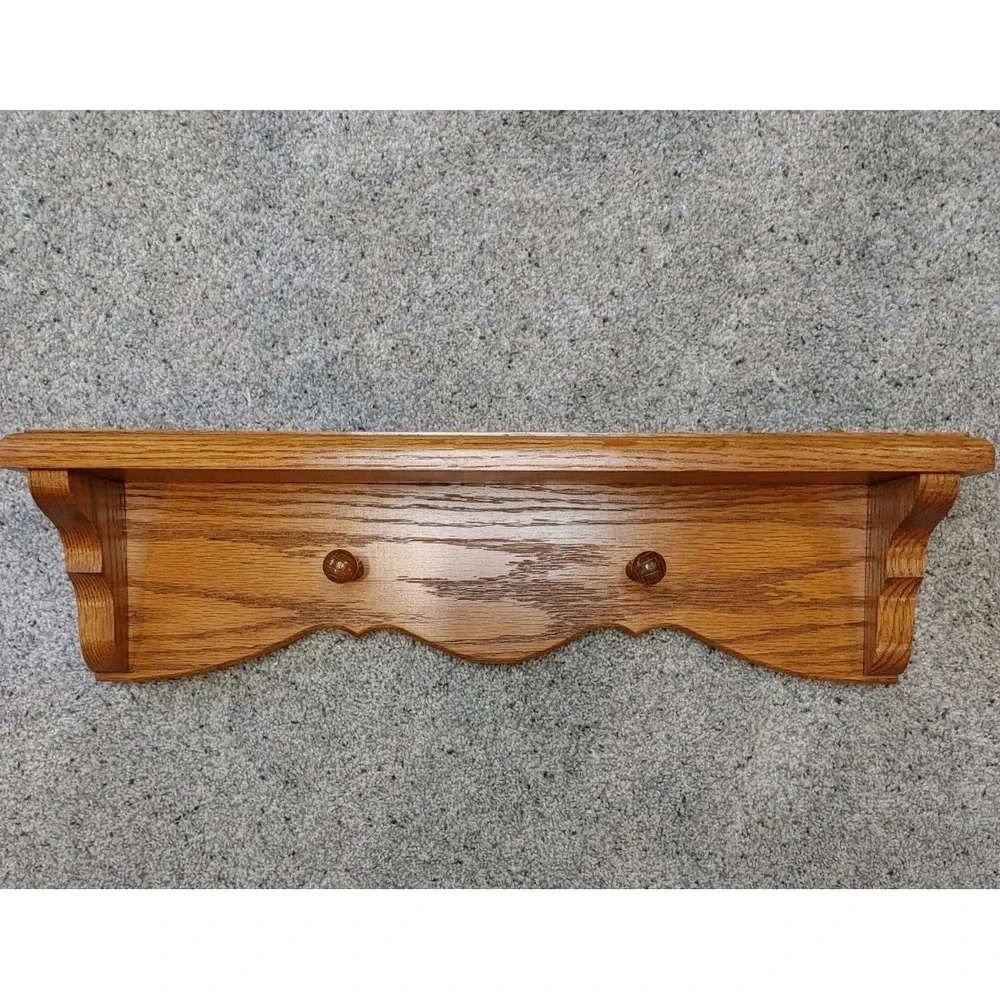Handcrafted Wood Wall Decor Shelf 19